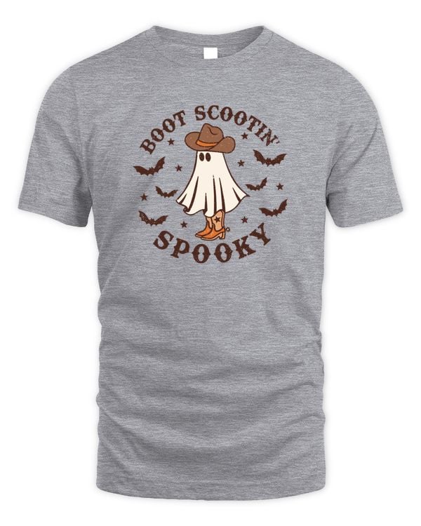 Boot Scootin Spooky Halloween Shirt ,Cowboy Ghost Shirt, Western Halloween Shirt, Cute Spooky Shirt, Halloween Gift