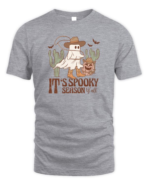 Halloween Spooky Western T-Shirt, Halloween T-Shirt, Spooky T-Shirt, Ghost Halloween T-Shirt, Ghost Halloween T-Shirt, Haunt T-Shirt