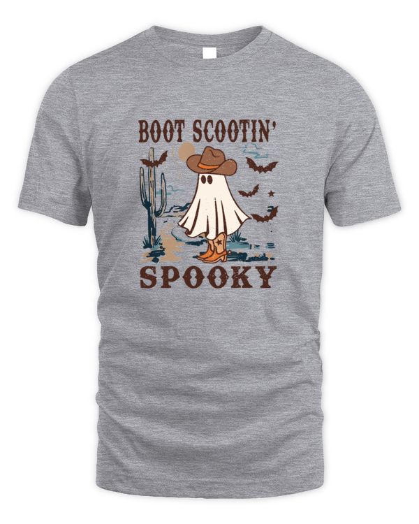 Boot Scootin Spooky Western Halloween Ghost Spooky Season