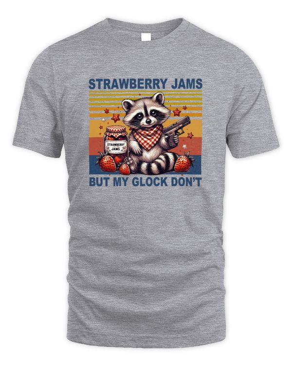 Strawberry Jams But My Don't Raccoon