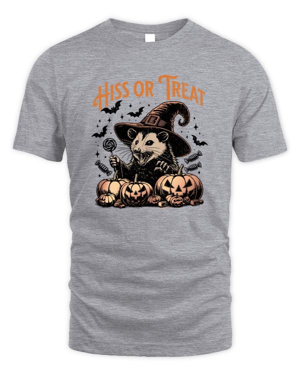 Hiss Or Treat Halloween Pumpkin Witch Opossum Possum Gift