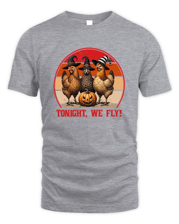 Tonight We Fly Funny Chicken Halloween