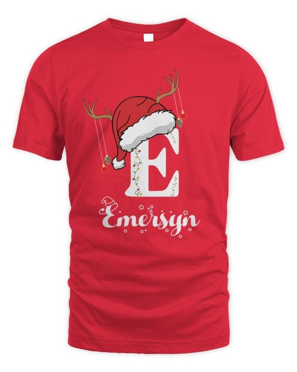 Personalized Family Christmas Name Shirt, Custom Monogrammed Christmas T-Shirt, Perfect for Holiday Gatherings, Unique Christmas Shirt With Custom Name - Xmas24White