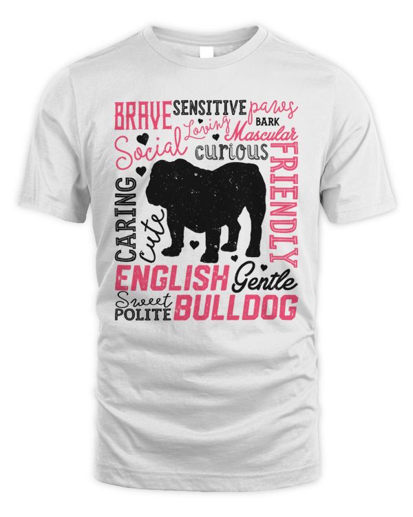 English Bulldog Typography