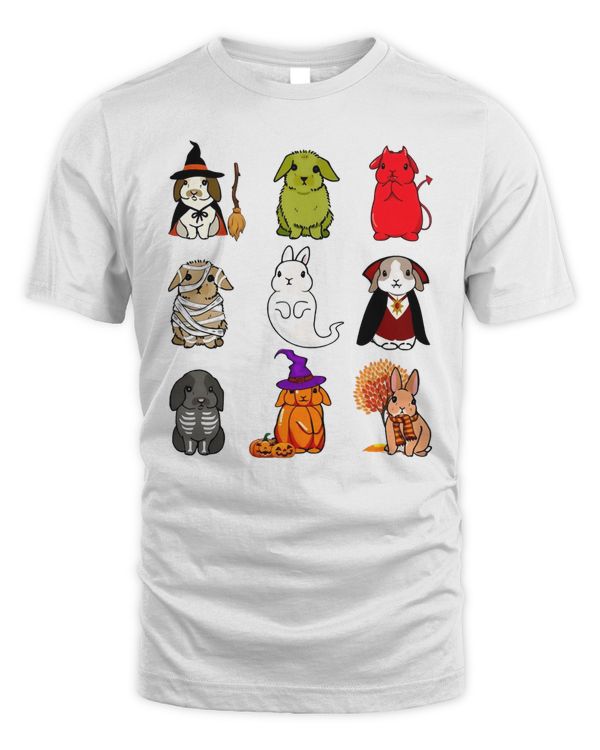 cute bunny halloween tees