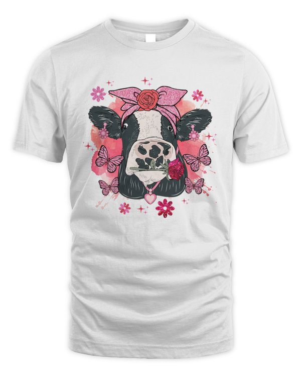 Heifer Valentine Shirt Highland Cow Valentine Sweatshirt Valentine Day Western Country T-shirt