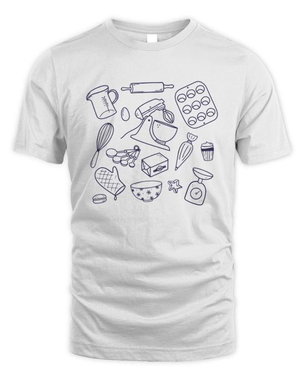 Baking T-Shirt, Baking Lover T-Shirt, Gift For Baker, Baking Mom Shirt, Birthday Gift For Mom