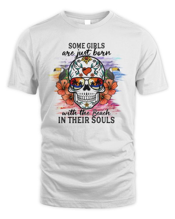 sugar skull girls are just born with the beach