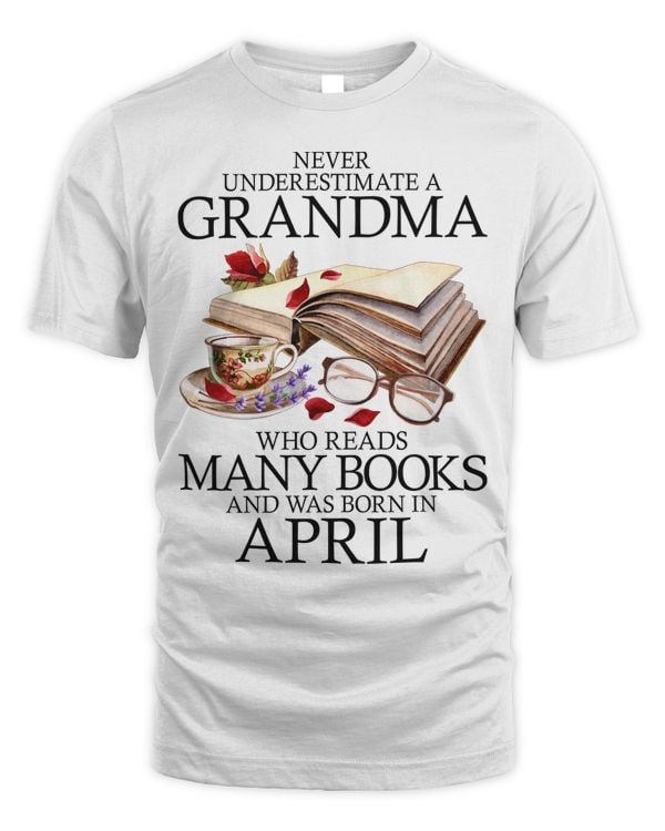 April - A grandma who reads many books