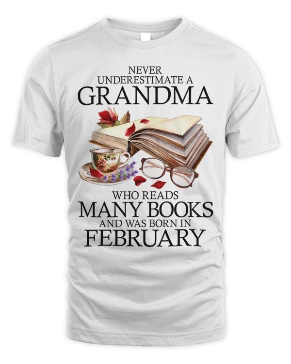 February - A grandma who reads many books