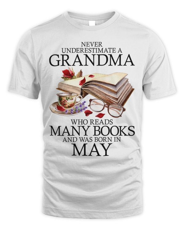 May - A grandma who reads many books
