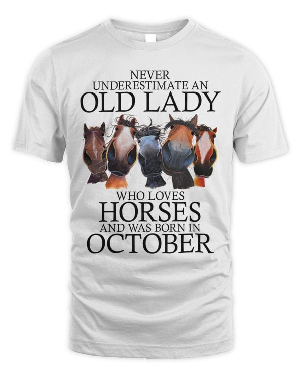 October - An old lady who loves horses