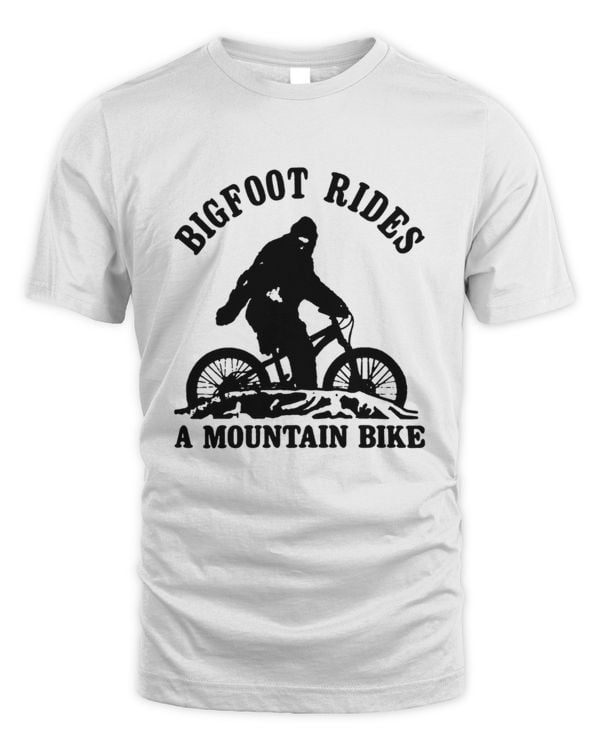 Bigfoot Rides A Mountain Bike