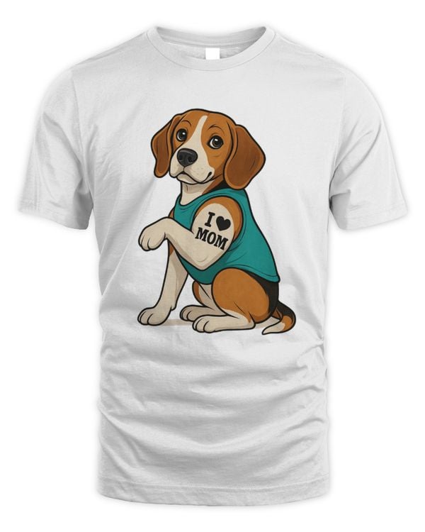 I Love Mom Beagle