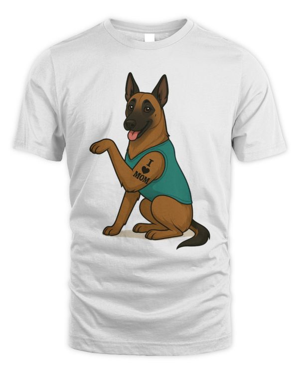 I Love Mom Belgian Malinois
