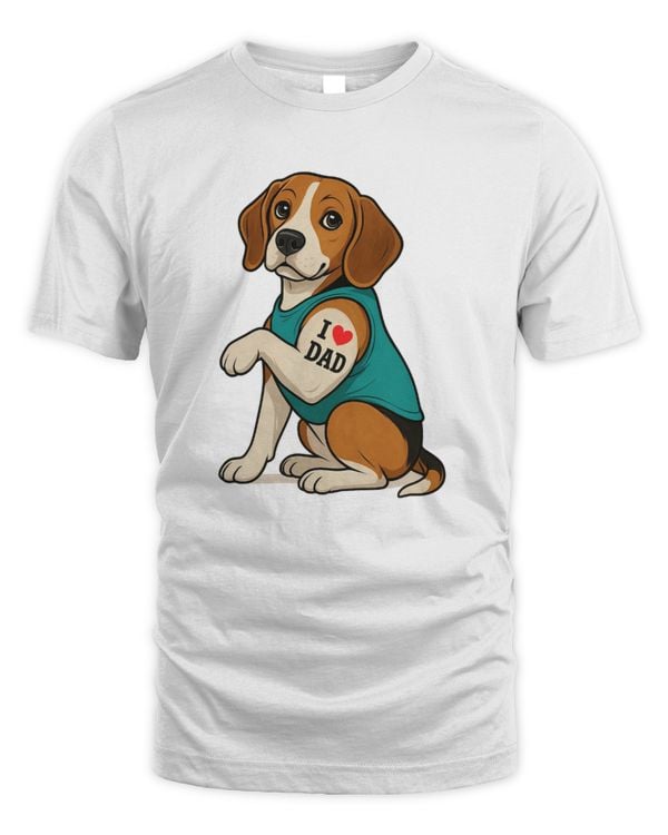 I Love Dad Beagle