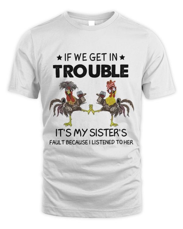 If we get in trouble its my sisters fault Chickens Lover 139