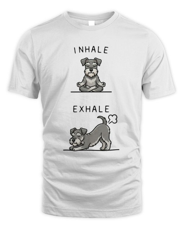 Inhale Calm, Exhale Chaos – Funny Schnauzer Meditation