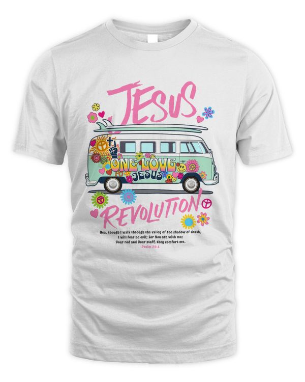 Jesus Revolution One Love Jesus Psalm 23 Pink Jesus Revolution One Love Jesus Psalm 23 Pink