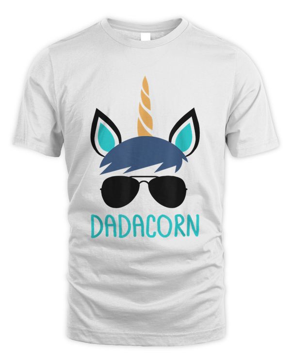 Mens Dadacorn Unicorn Dad T-Shirt Father's Day Gift