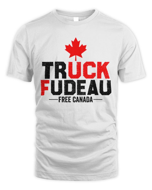 Truck Fudeau Anti Trudeau Free Canada Trucker Heroes T-Shirt