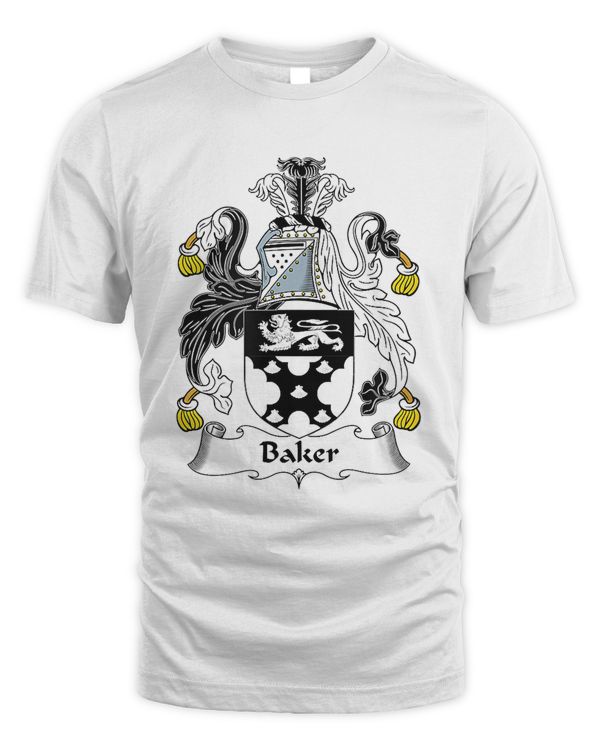 Baker Coat of Arms - Family Crest Shirt