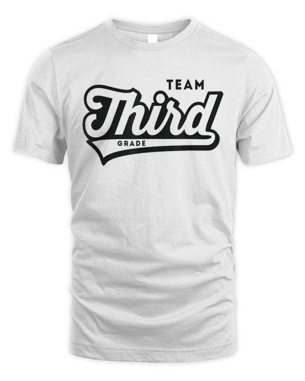 3rd Grade TEAM School Teacher Third Baseball-Style Shirt