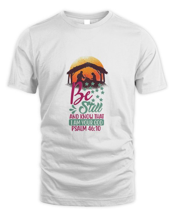 Christmas Nativity Birth of Jesus Christ Christian Peace Joy T-Shirt