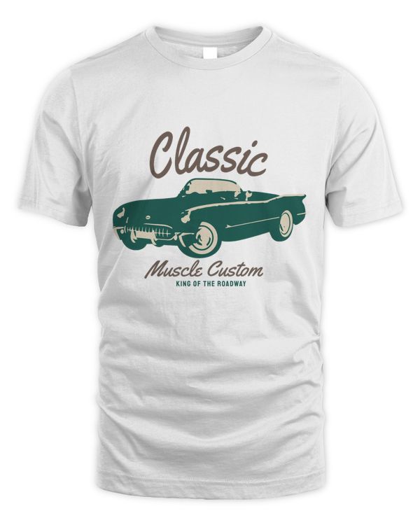Classic Muscle Custom King Of The Roadway Retro Vintage