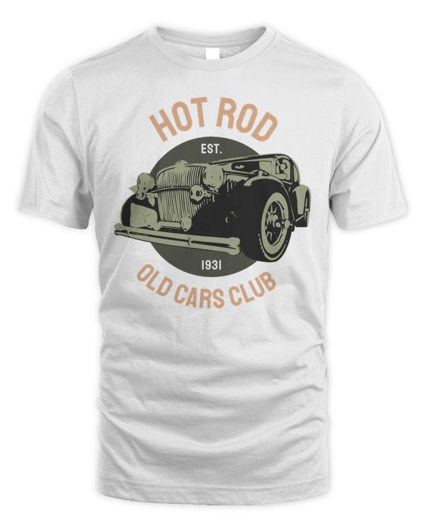 Hot Rod Est 1931 Old Cars Club Retro Vintage