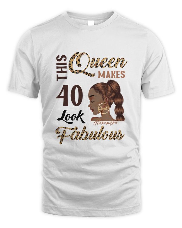 DH Personalized This Queen Look Like Fabulous Shirt, Birthday Gift For Black Girl, Woman Birthday Shirt