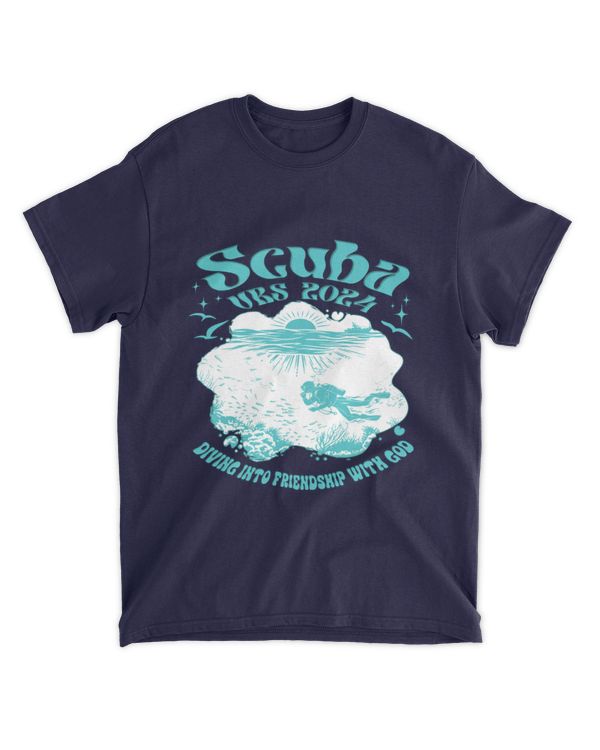 Scuba diving into friendship with god shirt