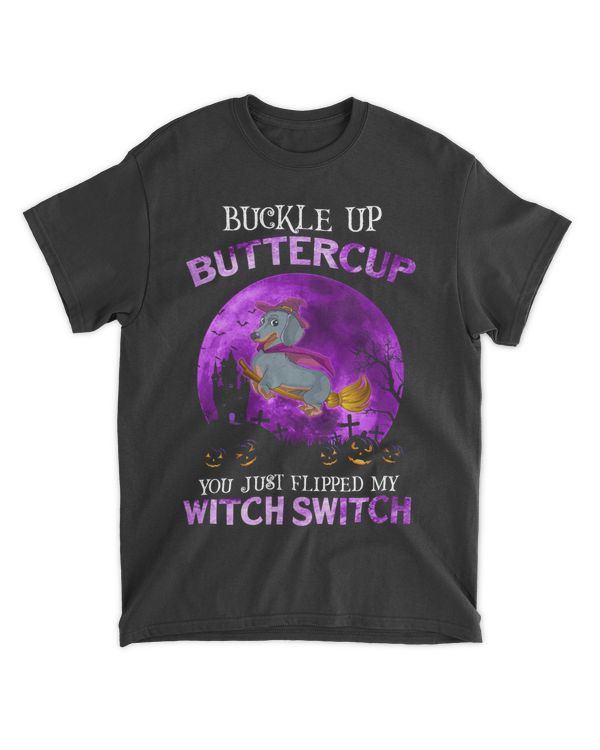 Dachshund Dog Buckle Up Butter Cup Halloween Dog Lover
