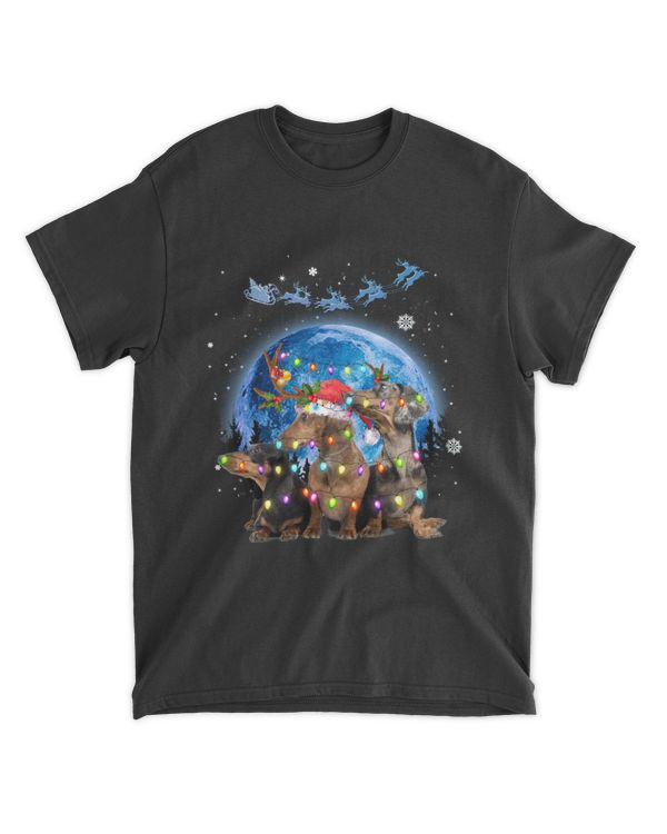 Dachshund Dog Christmas Blue Moon Santa Dog Lover