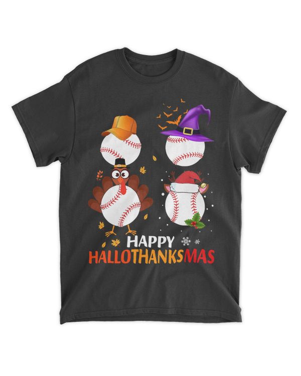 Baseball Baseball Halloween And Merry Christmas Happy Hallothanksmas 10 Baseball Coach