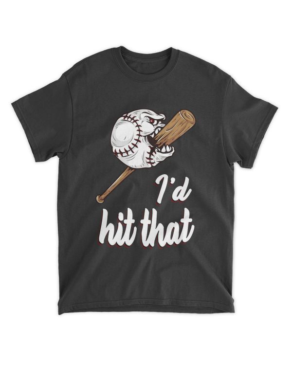 Baseball with Racket Cartoon