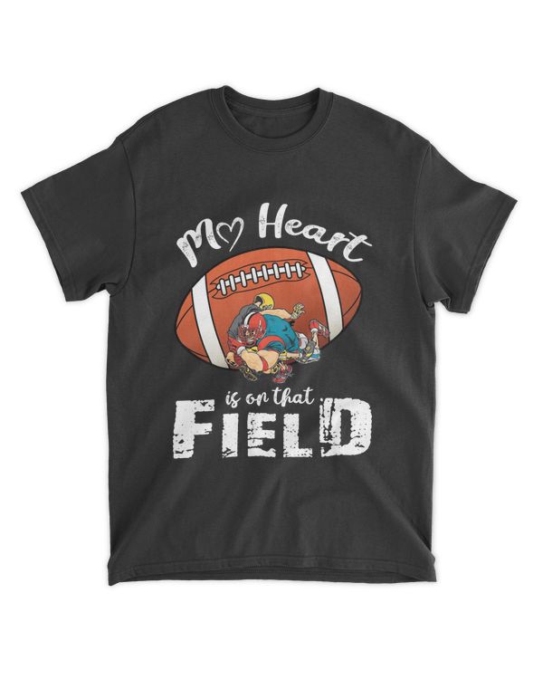 RD My heart is on that Field football Shirt