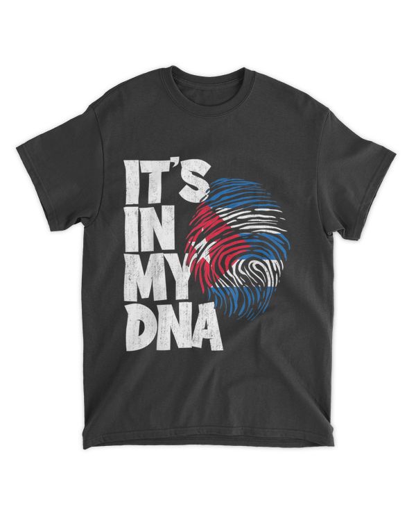 IT S IN MY DNA Cuba Flag Cuban Pride Mens Womens Retro