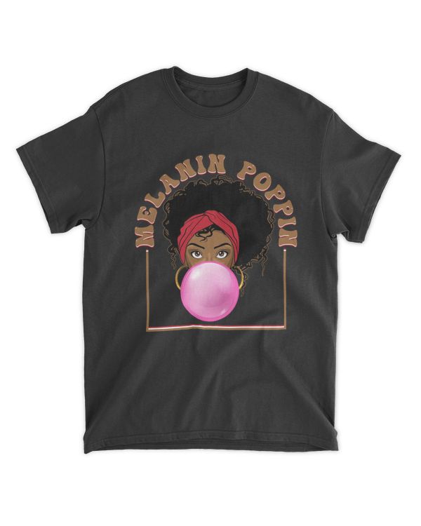 RD Melanin Poppin Black History Month shirt for Women Girls