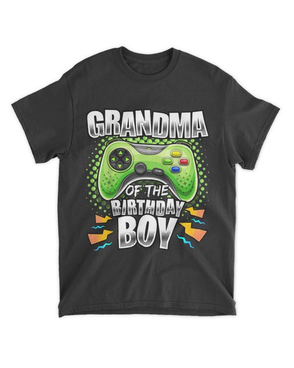 Grandma of the Birthday Boy Matching Video Game Birthday T-Shirt - Mothers Day Shirts For Grandma