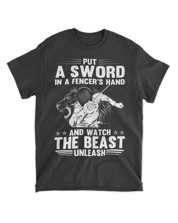 Put a sword in a fencer's hand and watch the beast unleash