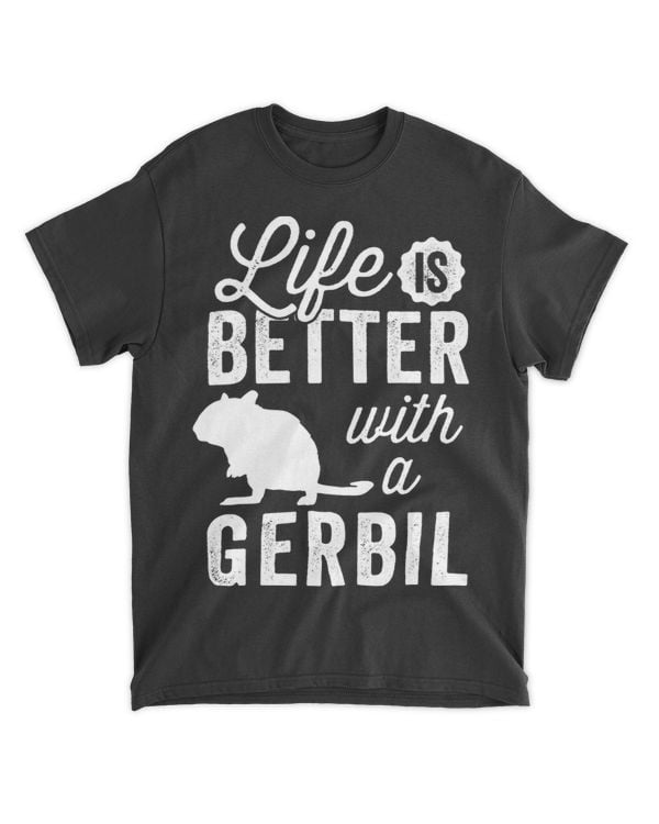 Better with Gerbil Desert Rat Rodent Gerbil