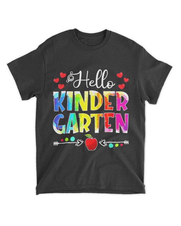 back to school hello kindergarten girls boys teacher student