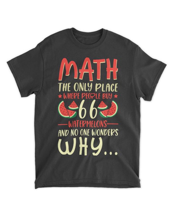 Math Watermelon Mathematics Math Teacher Mathematician