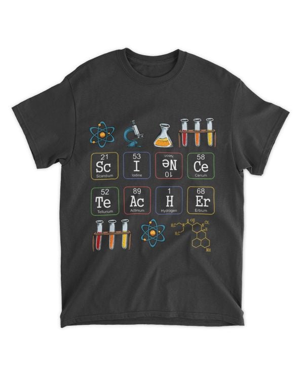 Science Teacher Periodic Table Biology Chemistry Physics