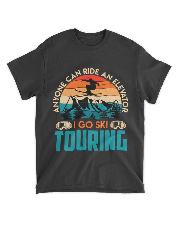 Ski Tour Anyone can Use Elevator Go Ski Touring Winter Sport