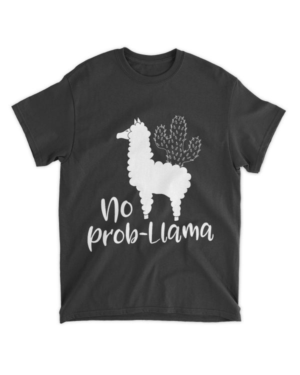 No ProbLlama 2Funny Design for Llama Lovers 21