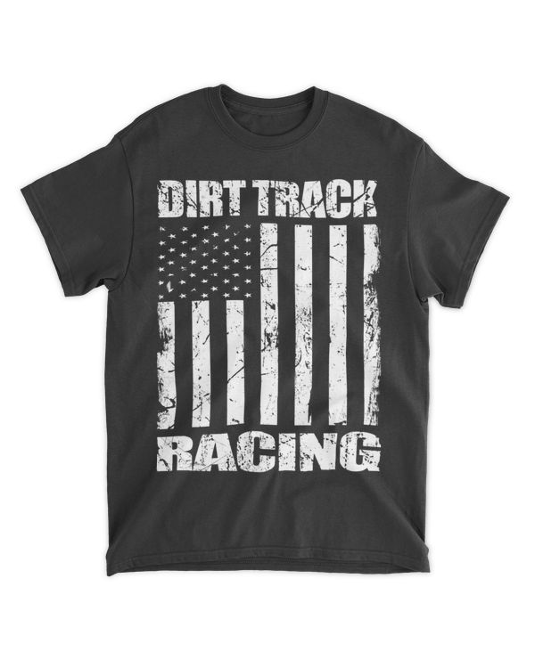 American Flag Dirt Track Racing For Women And Men