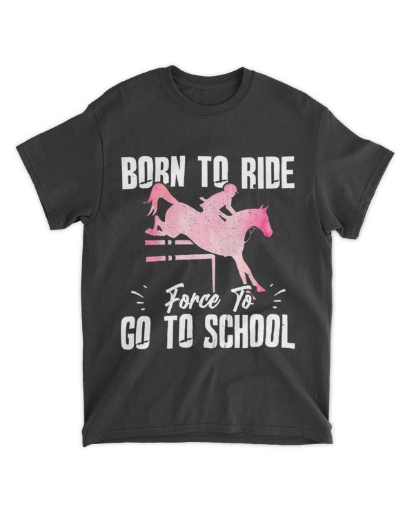Born Ride Horse Forced To Go To School Funny Racing