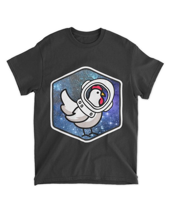 Chicken in Space 2Farm Farmer Farming Backyard Cute Funny
